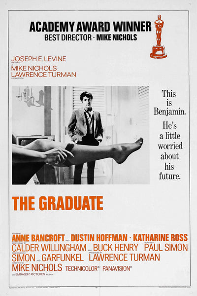 Relive the 60s with The Graduate (1967) Premium Wall Art - Premium Movie Poster