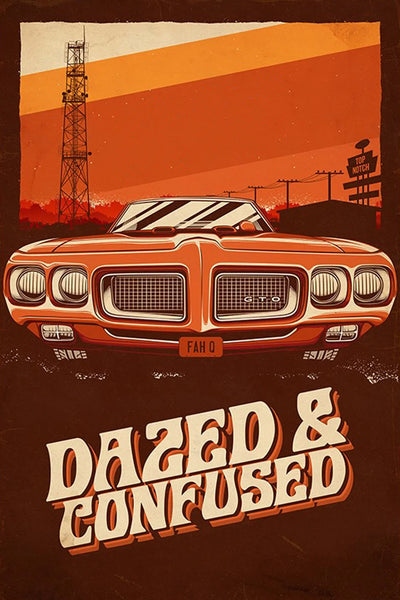 Relive the '70s Nostalgia with Dazed and Confused (1993) - Premium Movie Poster
