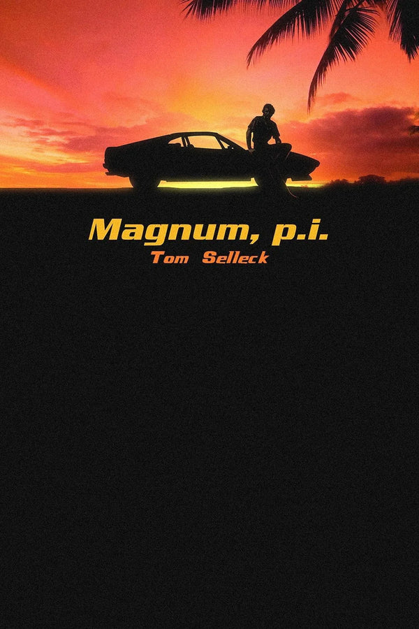Relive the Adventure of Magnum, P.I. (1980) – Iconic Action Art - TV Series Poster