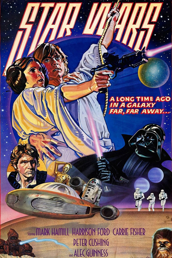 Relive the Empire’s Fall – Star Wars (1977) Wall Masterpiece - Premium Movie Poster