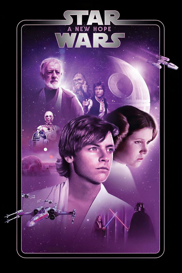 Relive the Galaxy’s Adventure: Star Wars (1977) Wall Masterpiece - Premium Movie Poster
