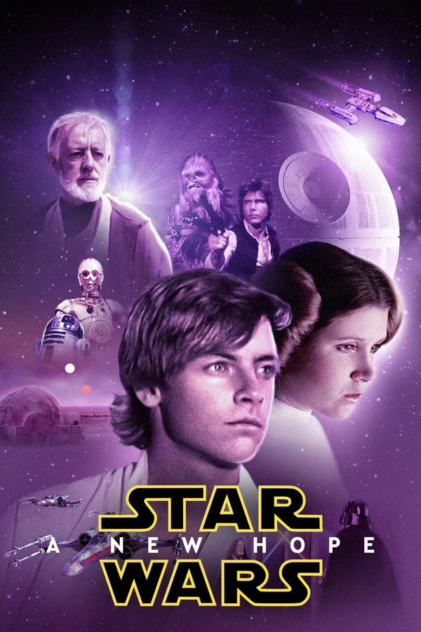 Relive the Galaxy's Adventure with Star Wars(1977) Wall Poster - Premium Movie Poster