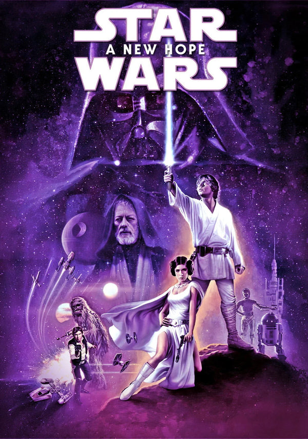 Relive the Galaxy’s Grand Saga: Star Wars (1977) - Premium Movie Poster