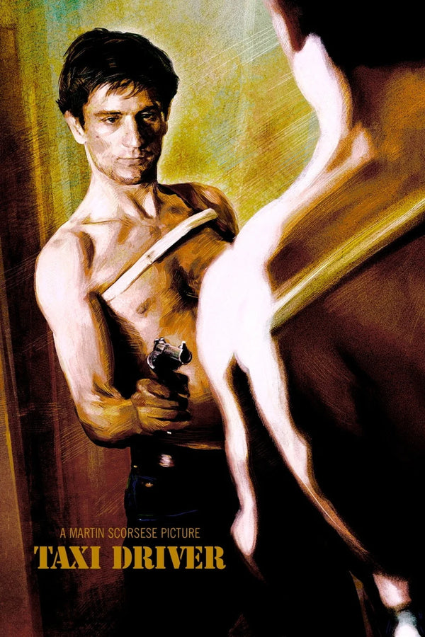 Relive the Noir Passion of Taxi Driver (1976) - Premium Movie Poster
