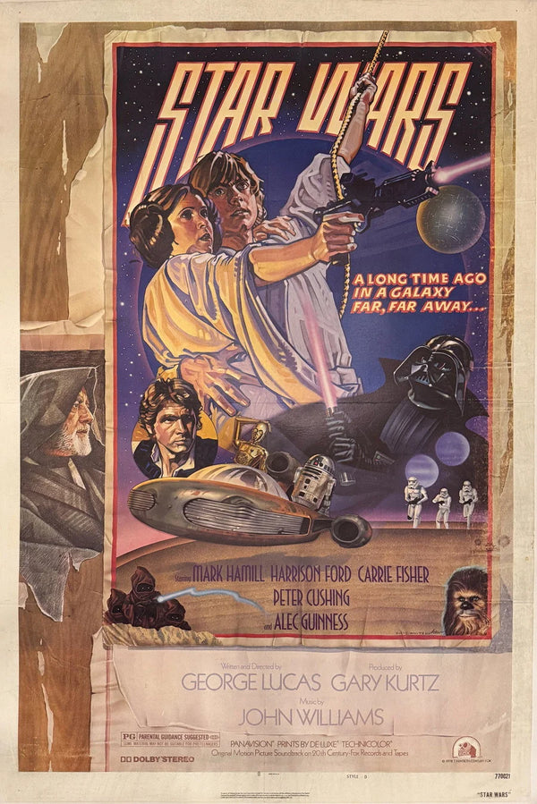 Relive the Saga: Star Wars (1977) Wall Masterpiece - Premium Movie Poster