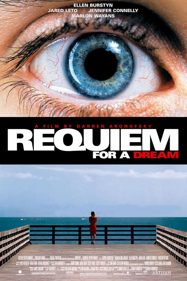 Requiem for a Dream Movie Poster - Iconic Psychological Drama Movie Poster | Film Wall Art Print