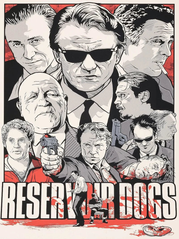 Reservoir Dogs Movie Poster - Tarantino Crime Classic Art Movie Poster | Film Wall Art Print