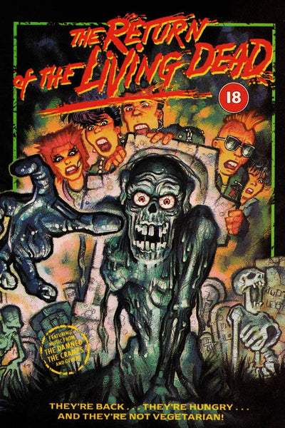Return of the Living Dead 1985 Poster Art - Premium Movie Poster