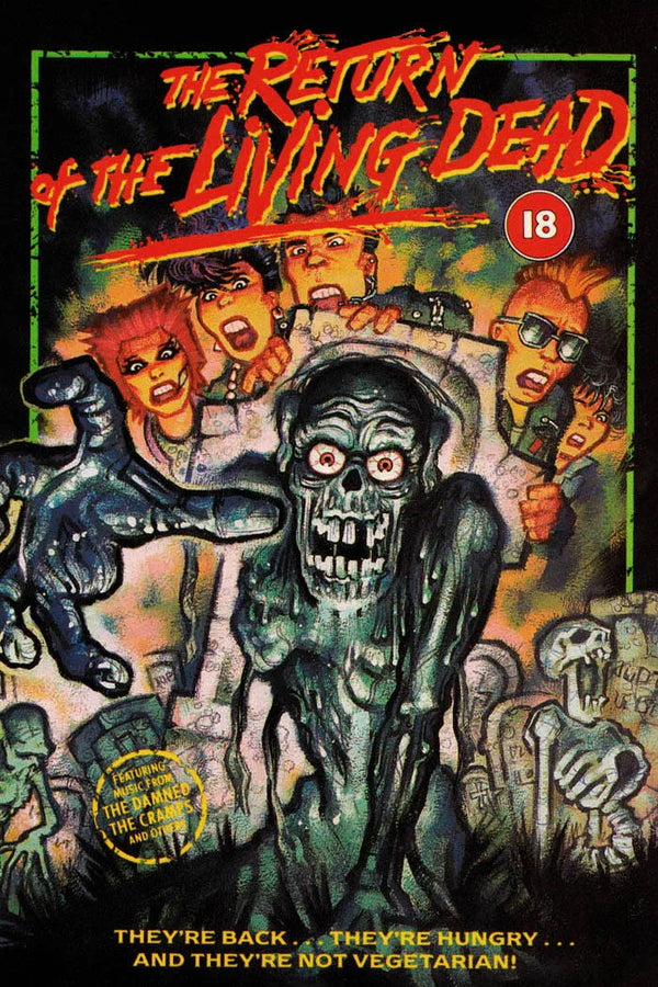 Return of the Living Dead 1985 Poster Art - Premium Movie Poster
