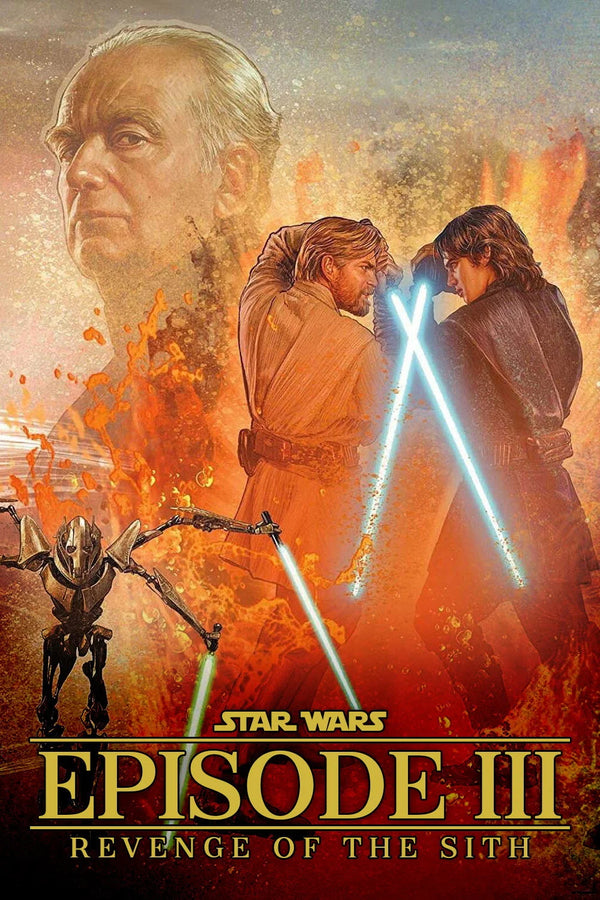 Revenge of the Sith (2005) Epic Wall Art Print - Premium Movie Poster