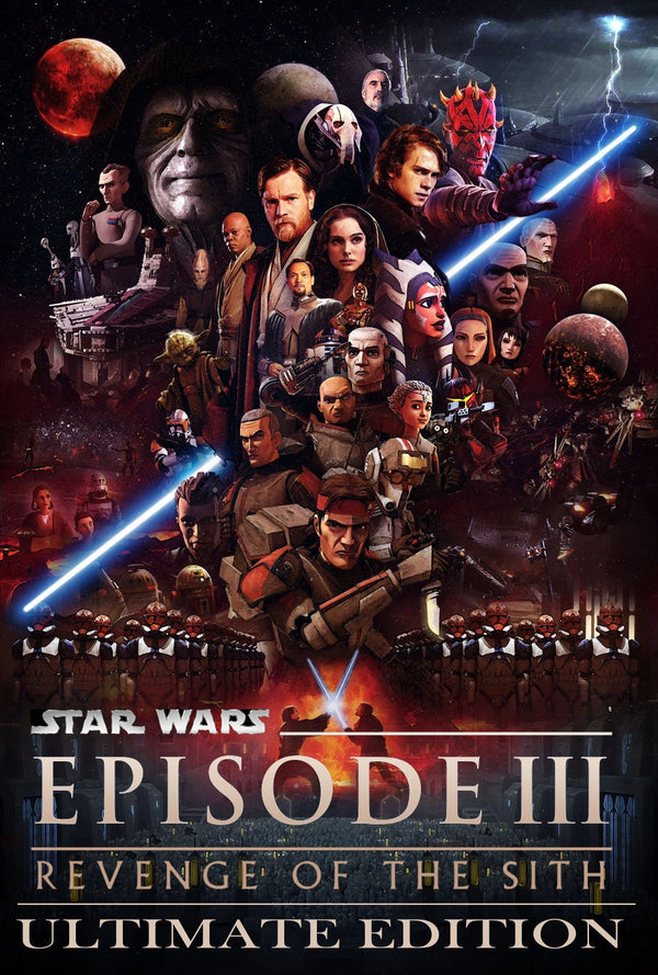 Revenge of the Sith (2005) Epic Wall Poster Art - Premium Movie Poster