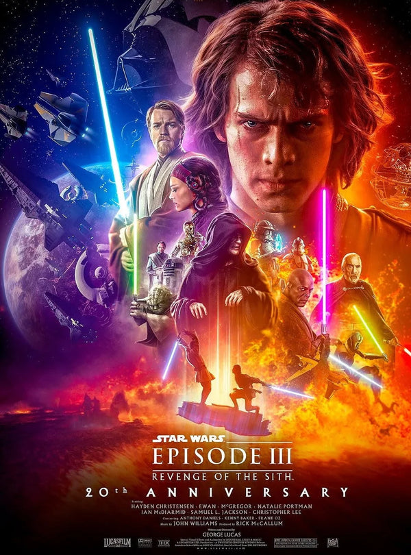 Revenge of the Sith 2005 Poster: Iconic Star Wars Wall Art - Premium Movie Poster