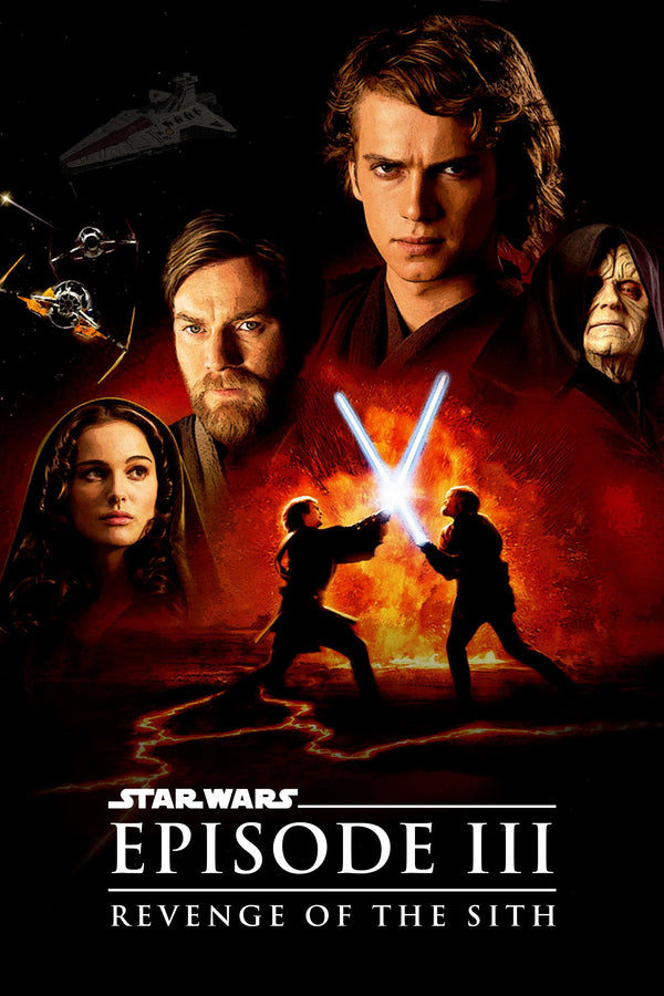 Revenge of the Sith (2005) Star Wars Wall Art Print - Premium Movie Poster