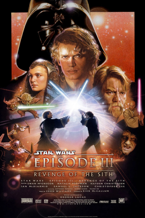 Revenge of the Sith Poster (2005) | Epic Star Wars Wall Decor - Premium Movie Poster