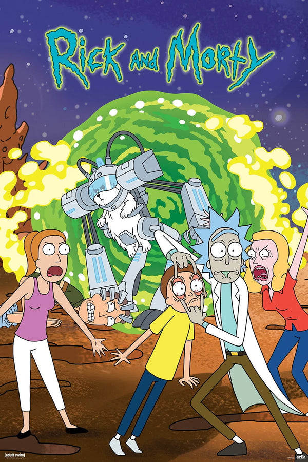 Rick and Morty(2013) - Decorative Film Print - TV Series Poster