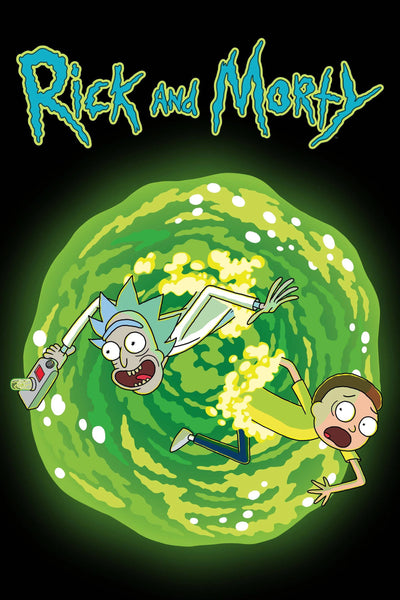 Rick and Morty(2013) - Iconic Movie Print - TV Series Poster