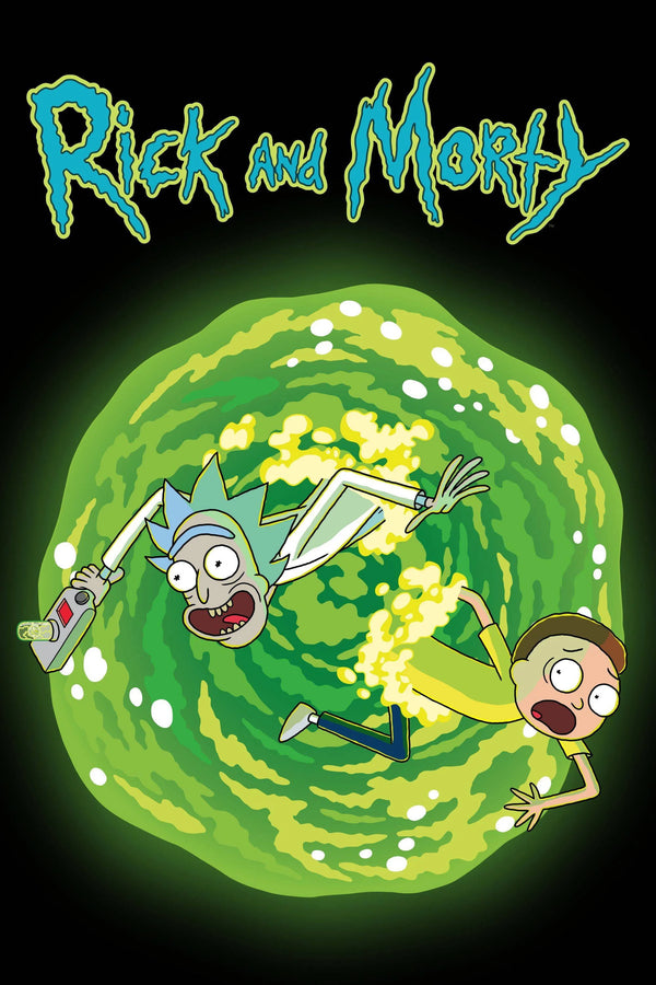 Rick and Morty(2013) - Iconic Movie Print - TV Series Poster