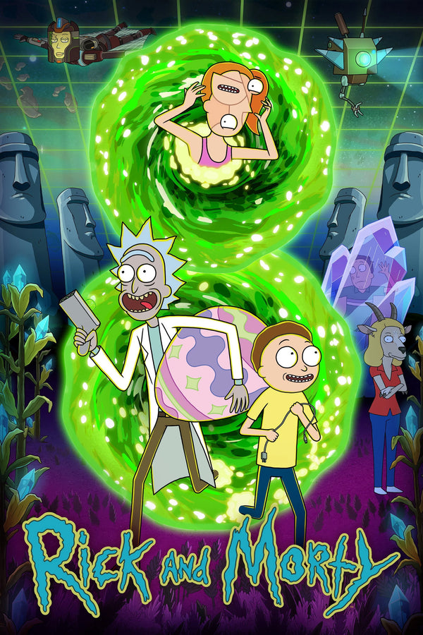 Rick and Morty (2013) Iconic Poster Art - TV Series Poster