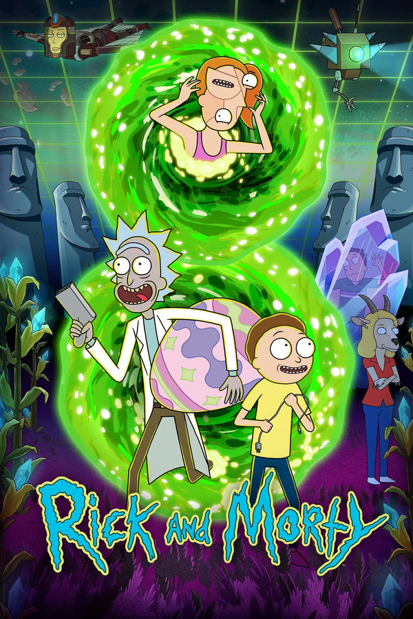 Rick and Morty 2013: Iconic Sci-Fi Wall Art - TV Series Poster