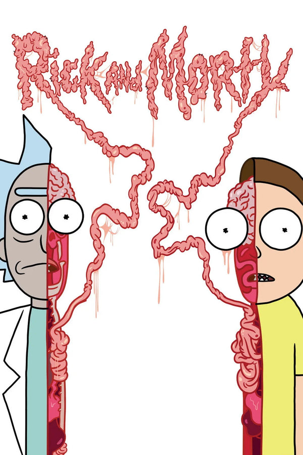 Rick and Morty (2013) Poster - Animated Sci-Fi Wall Art - TV Series Poster