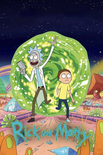 Rick and Morty (2013) Poster: Iconic Sci-Fi Art - TV Series Poster