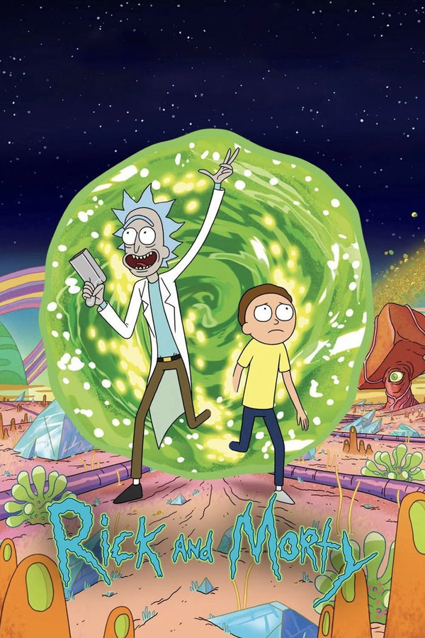 Rick and Morty (2013) Poster: Iconic Sci-Fi Art - TV Series Poster