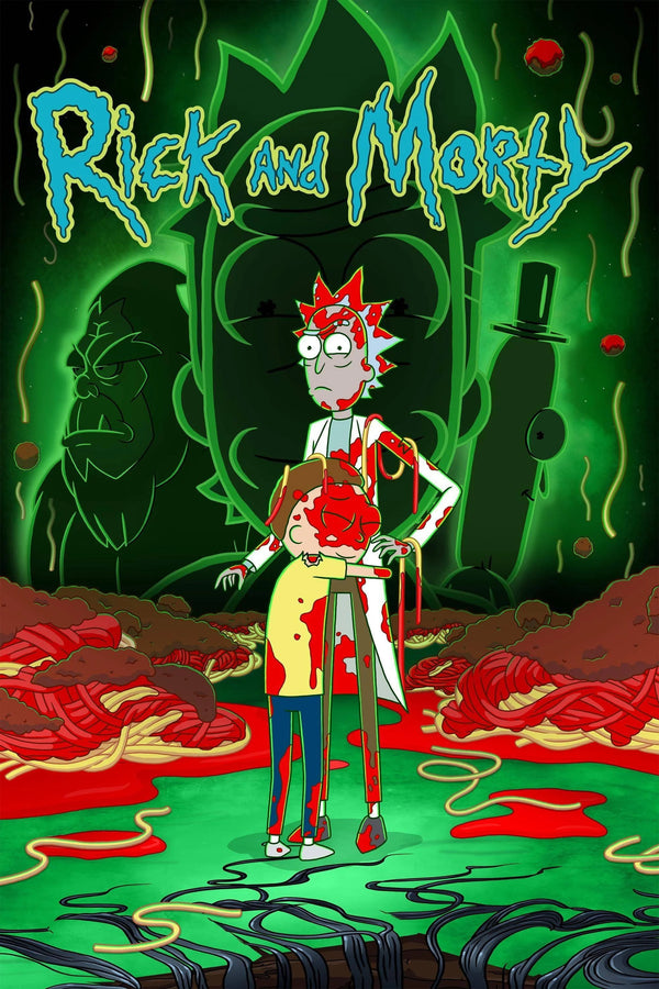 Rick and Morty (2013) Poster: Sci-Fi Art - TV Series Poster