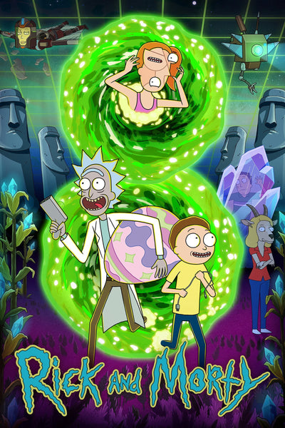 Rick and Morty (2013) Sci-Fi Poster for Your Space - TV Series Poster