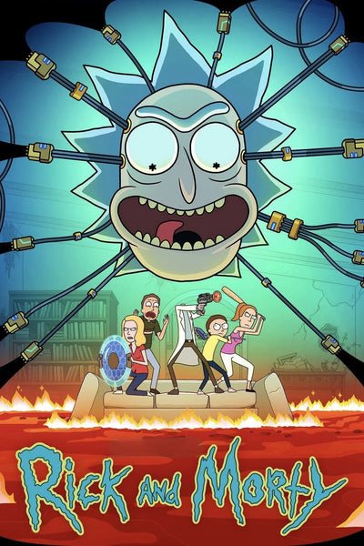 Rick and Morty (2013) Sci-Fi Wall Poster Art - TV Series Poster