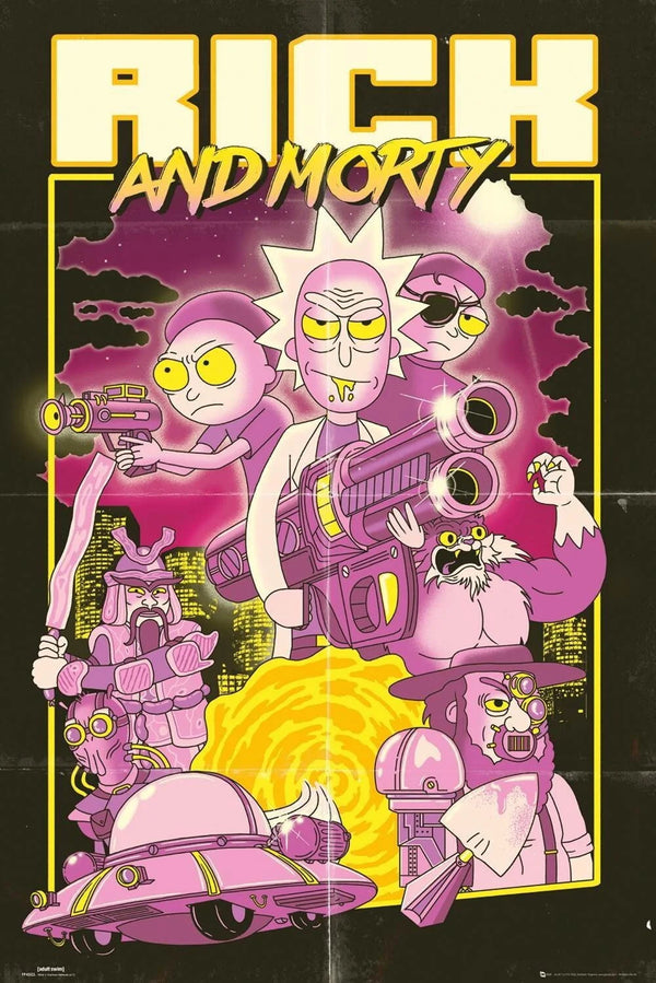 Rick and Morty 2013 Sci-Fi Wall Print - TV Series Poster