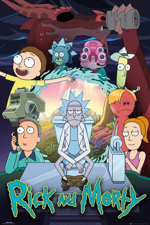 Rick and Morty(2013) - Wall Art Print - TV Series Poster