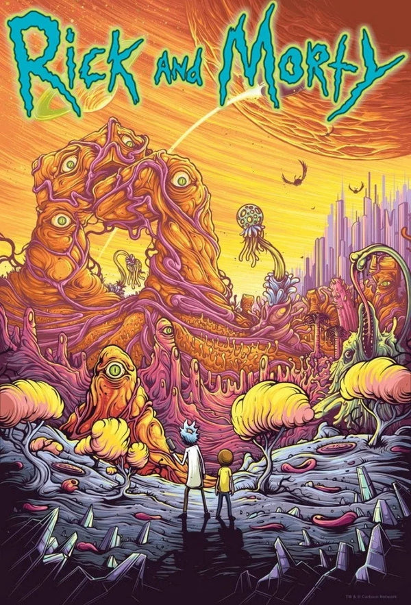 Rick & Morty 2013: Iconic Sci-Fi Poster - TV Series Poster