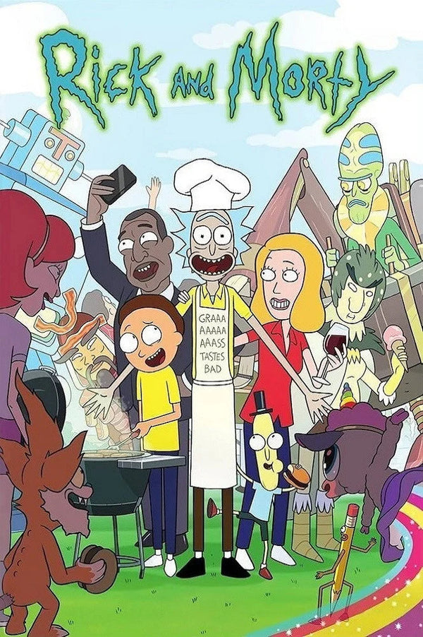 Rick & Morty 2013 Sci-Fi Comedy Art Print - TV Series Poster