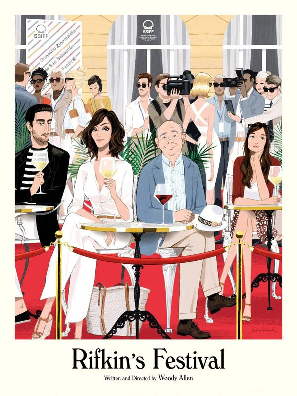 Rifkin's Festival Movie Poster - Woody Allen Film Art Movie Poster | Film Wall Art Print