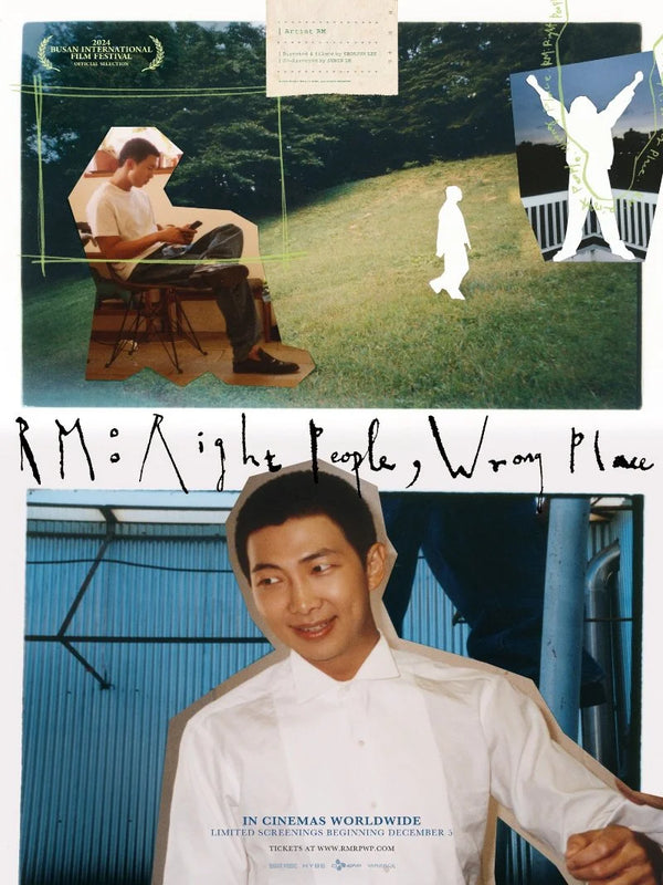 RM Right People Wrong Place Movie Poster - Official BTS RM Artwork Movie Poster | Film Wall Art Print
