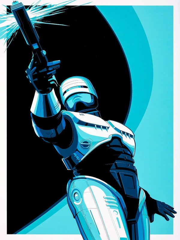 RoboCop Movie Poster - Classic 1987 Sci-Fi Action Film Movie Poster | Film Wall Art Print