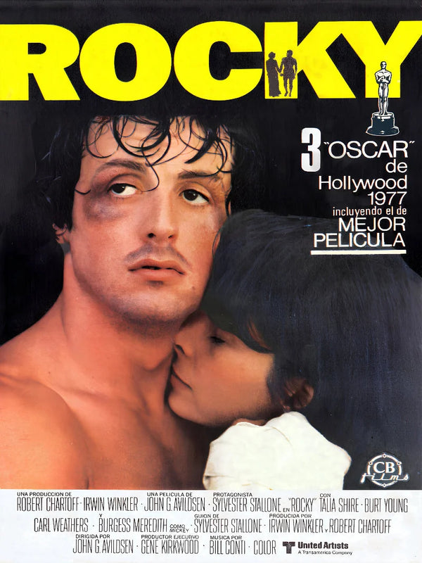 Rocky Movie Poster - Iconic Boxing Film Art Print Movie Poster | Film Wall Art Print