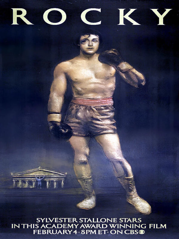 Rocky Movie Poster - Classic Boxing Film Iconic Art Movie Poster | Film Wall Art Print