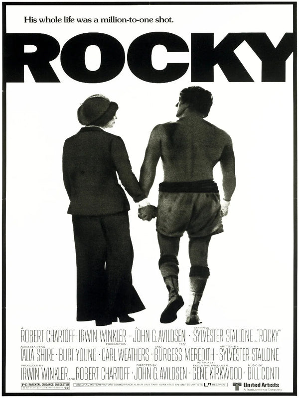 Rocky Movie Poster - Classic 1976 Boxing Film Art Print Movie Poster | Film Wall Art Print