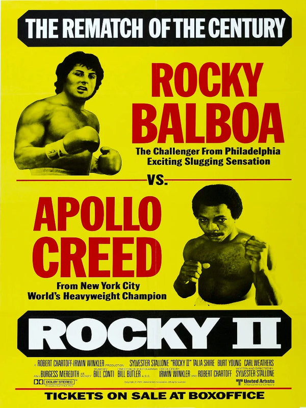 Rocky II Movie Poster | Film Wall Art Print