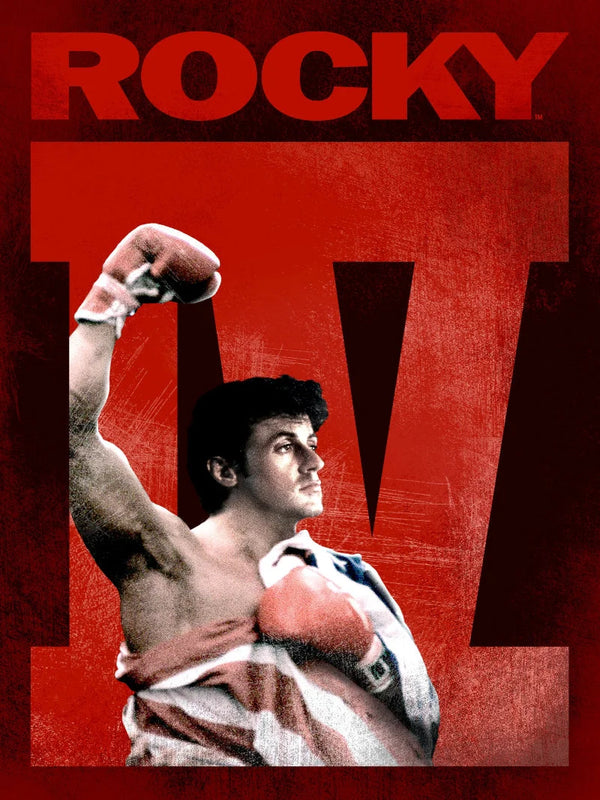 Rocky IV Movie Poster - Classic 1985 Boxing Film Artwork Movie Poster | Film Wall Art Print