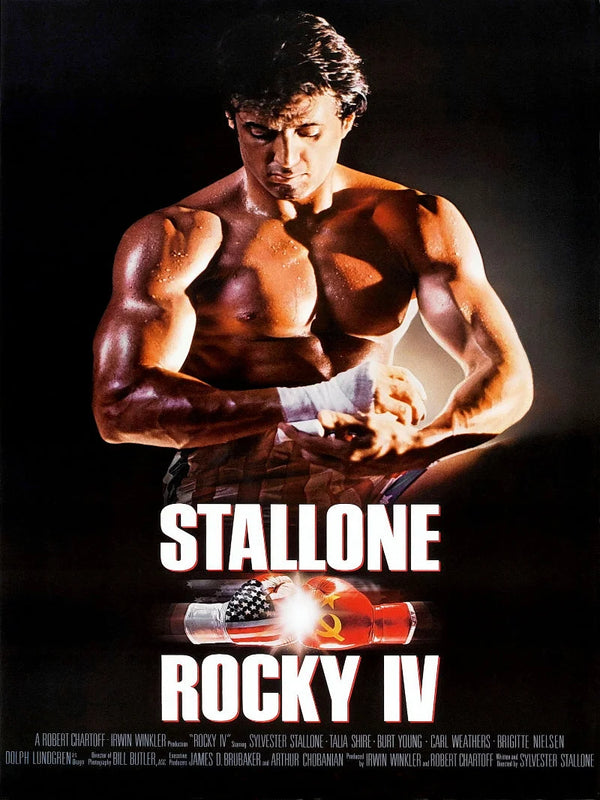 Rocky IV Movie Poster - Sylvester Stallone vs Ivan Drago Movie Poster | Film Wall Art Print