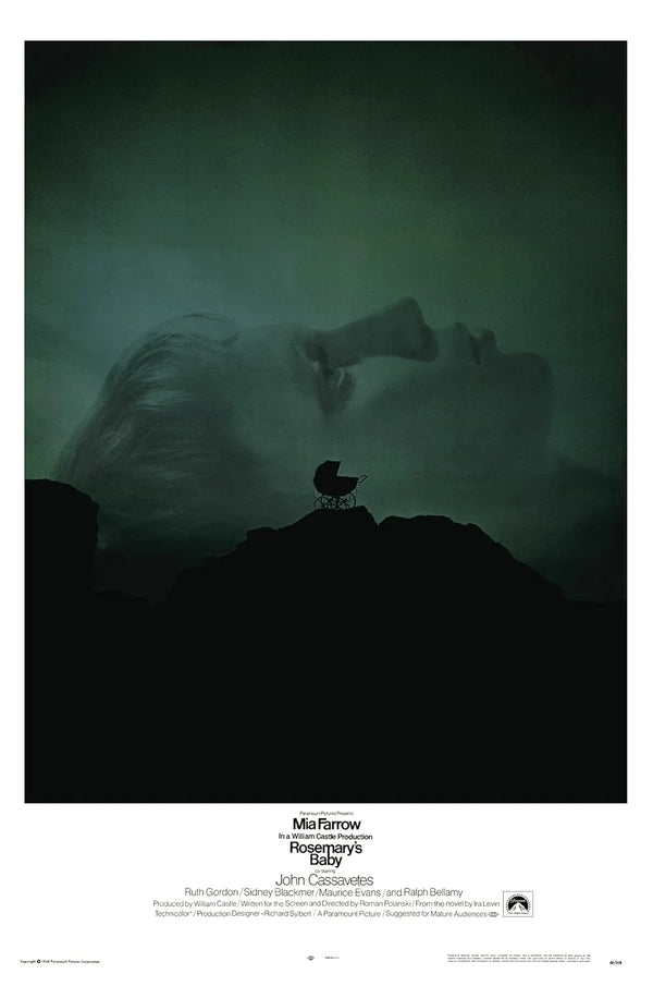 Rosemary's Baby Movie Poster - Classic Horror Film Art Movie Poster | Film Wall Art Print