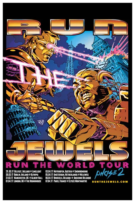 Run The Jewels Movie Poster - High Quality Print Movie Poster | Film Wall Art Print