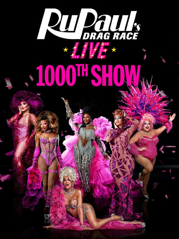 RuPaul's Drag Race Live: Celebrating the Historic 1000th Show Movie Poster | Film Wall Art Print