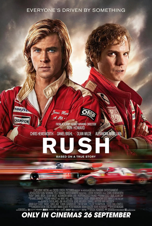 Rush Movie Poster - Formula 1 Racing Drama Film Art Movie Poster | Film Wall Art Print