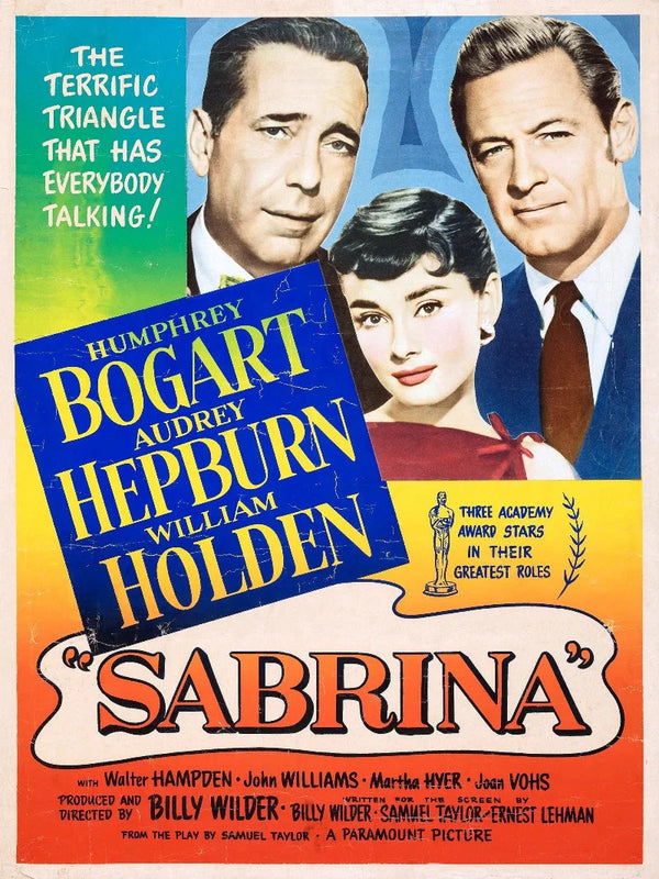 Sabrina Movie Poster - Classic Romance Film Art Movie Poster | Film Wall Art Print