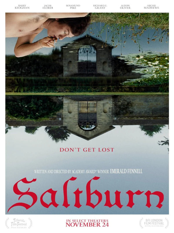 Saltburn Movie Poster - Emerald Fennell Thriller Movie Poster | Film Wall Art Print