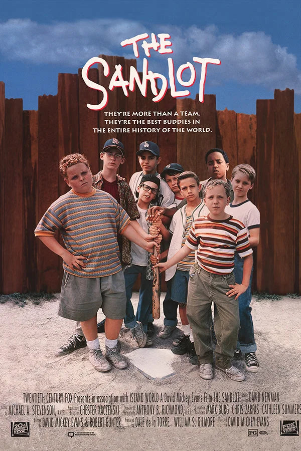 The Sandlot Movie Poster - Classic 1993 Baseball Film Art Movie Poster | Film Wall Art Print