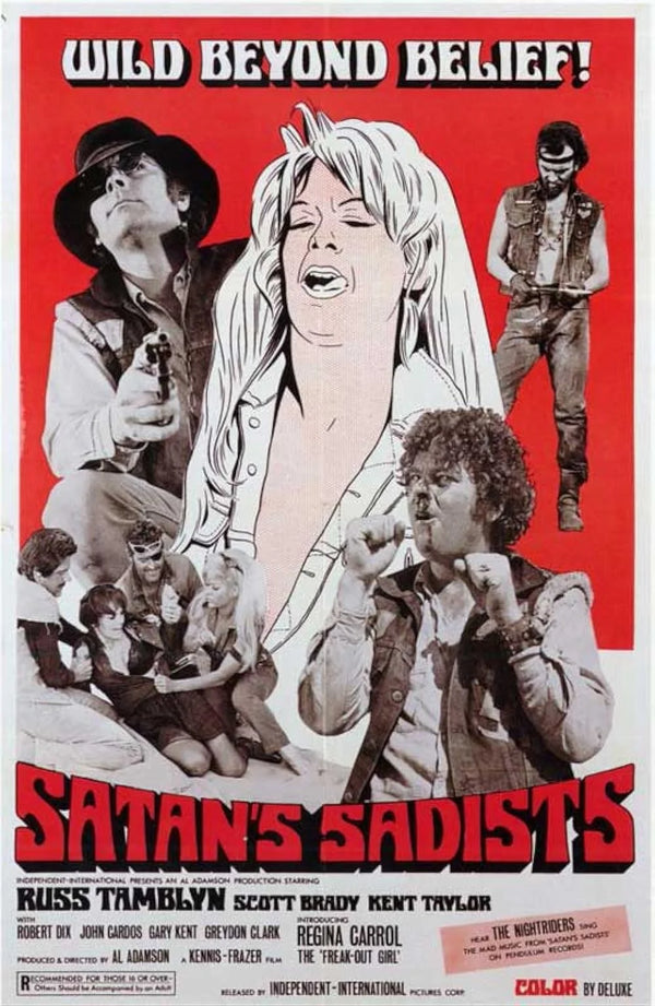 Satan's Sadists (1969) - Action, Drama, Horror Movie Poster Movie Poster | Film Wall Art Print